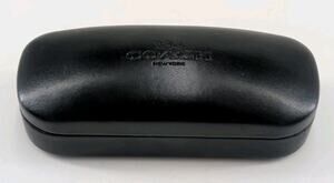 Coach Authentic Sunglasses Eyeglasses Black Hard Clamshell Case Coach New York